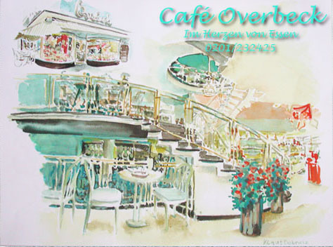 Click to see it big Postkarte - Kaffee Overbeck in Essen
